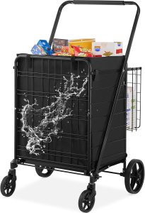VEVOR Chariot de Courses Pliable 150 kg