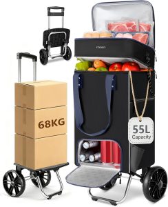 Ytonet Chariot de Courses 55L